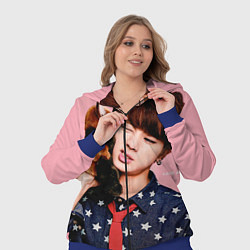 Женский 3D-костюм BTS: Love Me, цвет: 3D-синий — фото 2