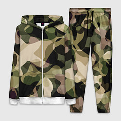 Женский 3D-костюм Камуфляж, цвет: 3D-белый