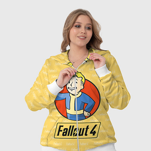 Женский костюм Fallout 4: Pip-Boy / 3D-Белый – фото 3