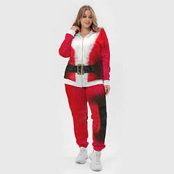 Женский 3D-костюм Дед мороз, цвет: 3D-белый — фото 2