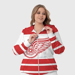 Женский 3D-костюм Detroit Red Wings, цвет: 3D-белый — фото 2