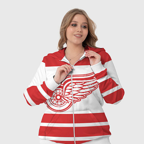 Женский костюм Detroit Red Wings / 3D-Белый – фото 3