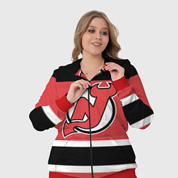 Женский 3D-костюм New Jersey Devils, цвет: 3D-красный — фото 2