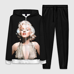 Женский 3D-костюм Мерлин Монро 2, цвет: 3D-белый