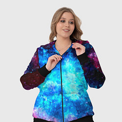 Женский 3D-костюм Голубая вселенная, цвет: 3D-черный — фото 2