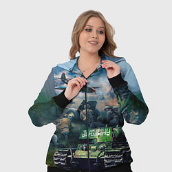 Женский 3D-костюм За родину, цвет: 3D-черный — фото 2