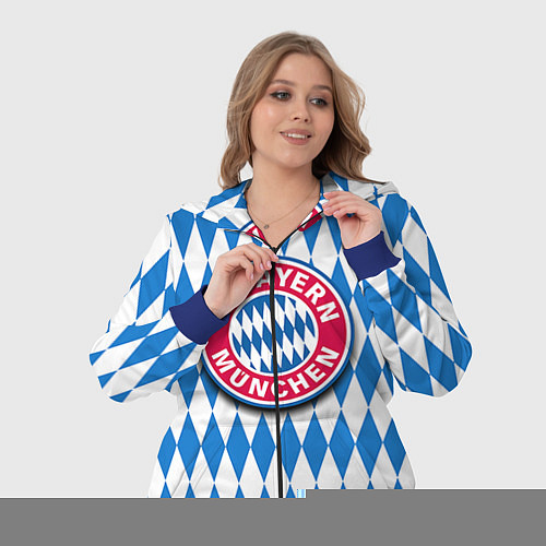 Женский костюм FC Bayern Munchen / 3D-Синий – фото 3