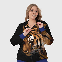 Женский 3D-костюм Тигрица, цвет: 3D-синий — фото 2