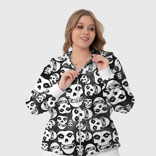 Женский костюм Misfits Pattern / 3D-Белый – фото 3