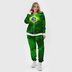 Женский 3D-костюм Бразилия, цвет: 3D-белый — фото 2