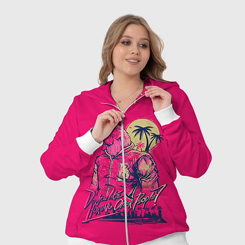 Женский костюм Hooking Over People? / 3D-Белый – фото 3