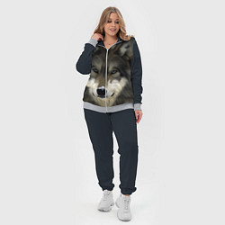 Женский 3D-костюм Зимний волк, цвет: 3D-меланж — фото 2