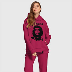 Женский костюм оверсайз Che Guevara, цвет: маджента — фото 2