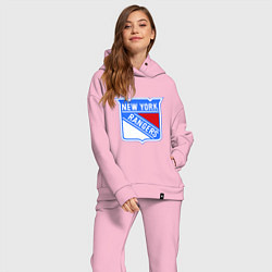 Женский костюм оверсайз New York Rangers, цвет: светло-розовый — фото 2