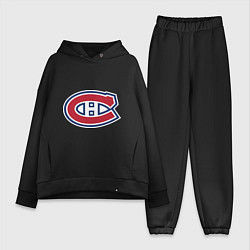 Женский костюм оверсайз Montreal Canadiens, цвет: черный