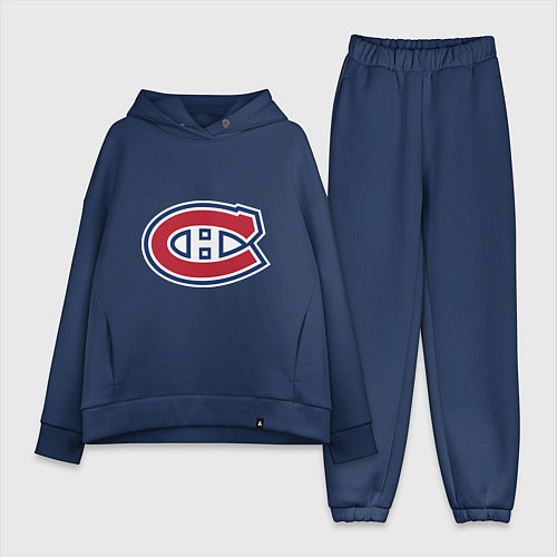 Женский костюм оверсайз Montreal Canadiens / Тёмно-синий – фото 1