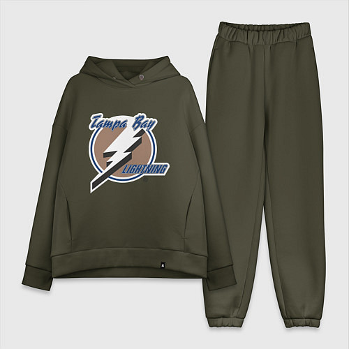 Женский костюм оверсайз Tampa Bay / Хаки – фото 1