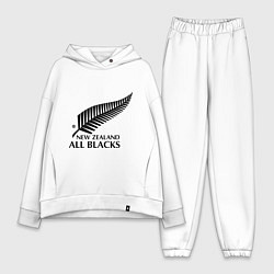 Женский костюм оверсайз New Zeland: All blacks, цвет: белый