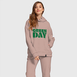 Женский костюм оверсайз Green Day, цвет: пыльно-розовый — фото 2