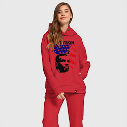 Женский костюм оверсайз Mike Tyson: USA Boxing, цвет: красный — фото 2