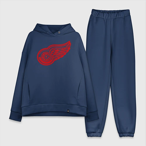 Женский костюм оверсайз Detroit Red Wings: Pavel Datsyuk / Тёмно-синий – фото 1