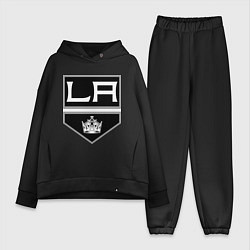 Женский костюм оверсайз Los Angeles Kings, цвет: черный