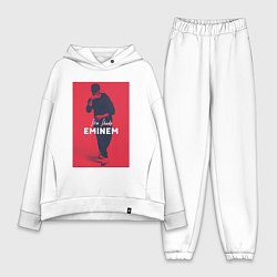 Женский костюм оверсайз Slim Shady: Eminem, цвет: белый