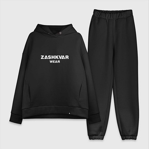 Женский костюм оверсайз ZASHKVAR WEAR / Черный – фото 1