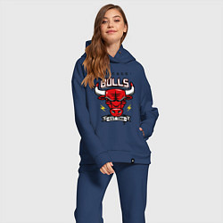 Женский костюм оверсайз Chicago Bulls est. 1966, цвет: тёмно-синий — фото 2