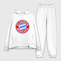 Женский костюм оверсайз Bayern Munchen FC, цвет: белый