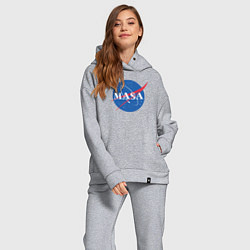 Женский костюм оверсайз NASA: Masa, цвет: меланж — фото 2
