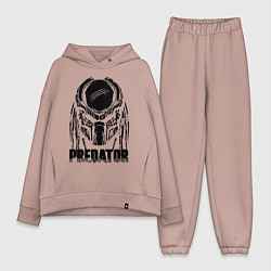 Женский костюм оверсайз Predator Mask, цвет: пыльно-розовый