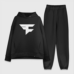 Женский костюм оверсайз FAZE Symbol, цвет: черный