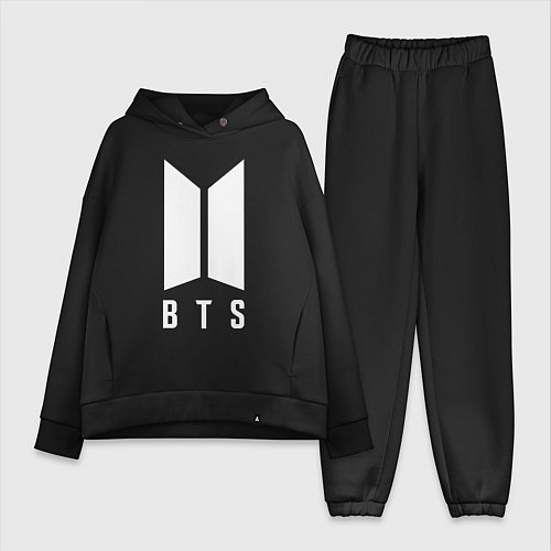 Женский костюм оверсайз BTS SUGA / Черный – фото 1