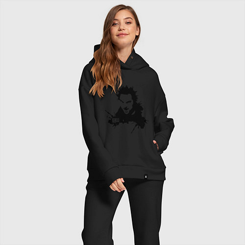 Женский костюм оверсайз Король и шут / Черный – фото 2