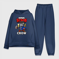 Женский костюм оверсайз BRAWL STARS CROW, цвет: тёмно-синий