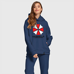 Женский костюм оверсайз UMBRELLA CORP, цвет: тёмно-синий — фото 2