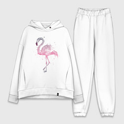 Женский костюм оверсайз Flamingo, цвет: белый