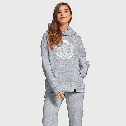 Женский костюм оверсайз ВДВ СССР / Меланж – фото 2