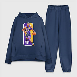 Женский костюм оверсайз NBA Kobe Bryant, цвет: тёмно-синий