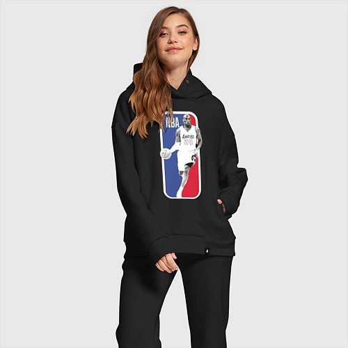 Женский костюм оверсайз NBA Kobe Bryant / Черный – фото 2