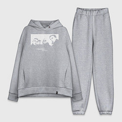 Женский костюм оверсайз Егор Летов, цвет: меланж