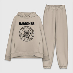 Женский костюм оверсайз RAMONES