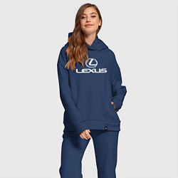 Женский костюм оверсайз LEXUS, цвет: тёмно-синий — фото 2