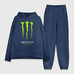 Женский костюм оверсайз MONSTER ENERGY, цвет: тёмно-синий