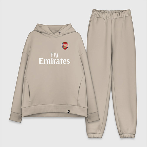 Женский костюм оверсайз ARSENAL / Миндальный – фото 1