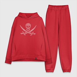 Женский костюм оверсайз Pirate, цвет: красный