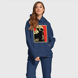 Женский костюм оверсайз Daft Punk, цвет: тёмно-синий — фото 2