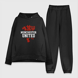 Женский костюм оверсайз Manchester United Red Devils