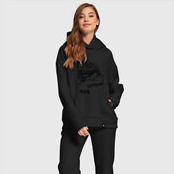 Женский костюм оверсайз Offroad 4х4, цвет: черный — фото 2